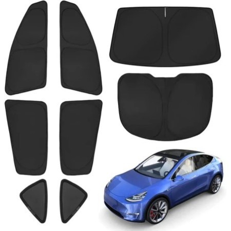 комплект сенници за странични прозорци за tesla model y