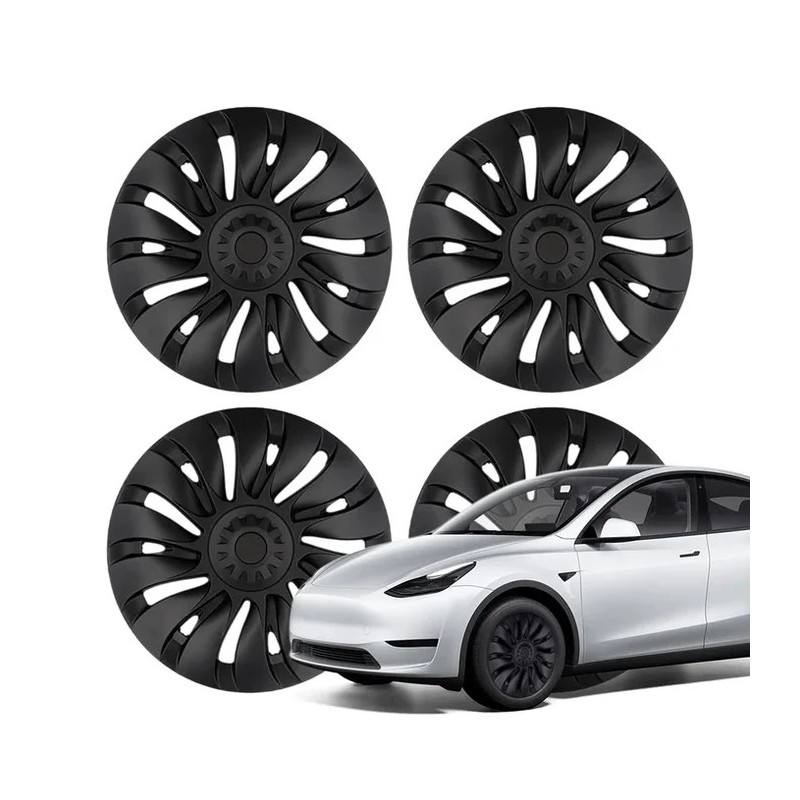 тасове за джанта на tesla model y überturbine 19 инча матово черно
