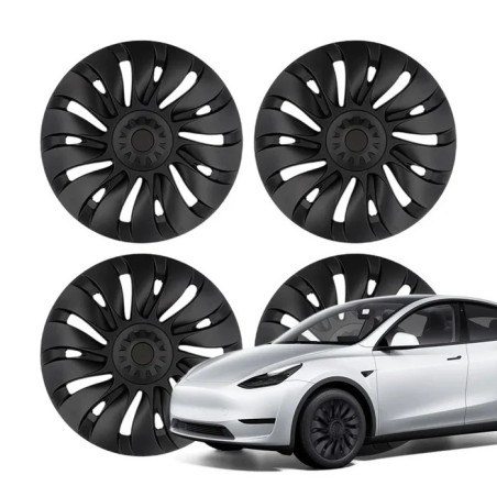 Тасове за джанта на Tesla Model Y Überturbine | 19 инча | матово черно / графитено сиво