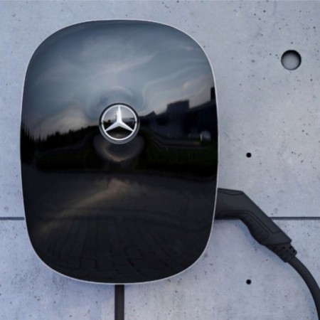оригинална зарядна станция mercedes-benz home 6 м кабел тип 2 22 kw ac черен цвят - в действие