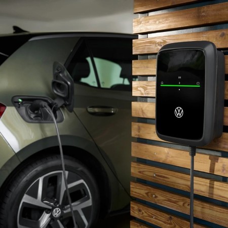 Зарядна станция Volkswagen ID.Charger Connect 2 4.5 м. кабел | Тип 2 | 22 kW Снимка 6 стационарна зарядна станция id.charger на vw