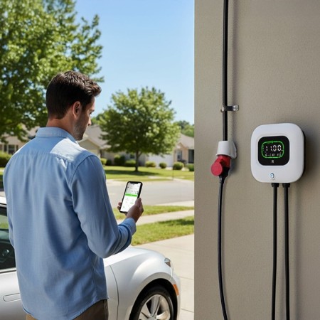 ac зарядна станция за стена rheidontech 22 kw